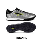 ZAPATO RS DE FÚTBOL NIÑO RAPTOR JUNIOR SILVER TF