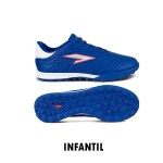 ZAPATO RS DE FÚTBOL NIÑO RAPTOR JUNIOR BLUE/WHITE