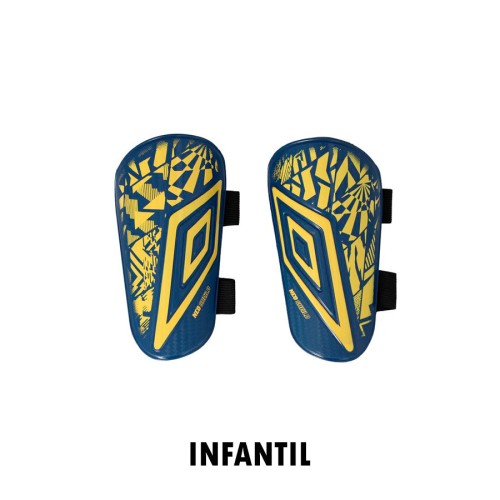 Espinillera Con Correas de Niño Neo Umbro BL