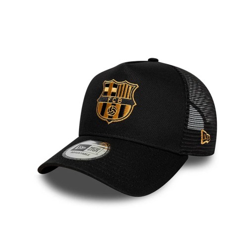 Gorra FC Barcelona 9FORTY A-FRAME Trucker Black & Gold New Era