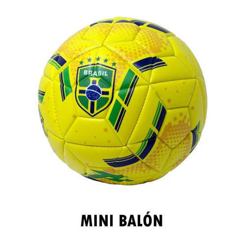 MINI BALON DE FUTBOL #2  BRASIL RUNIC