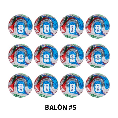 DOCENA DE BALONES #5 TRIONDA FOIL