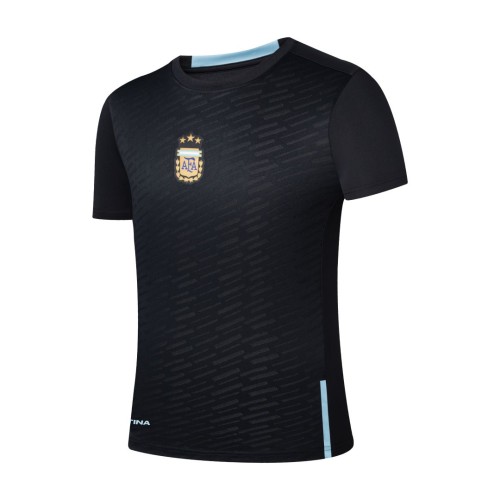 JERSEY MANGA CORTA DE HOMBRE ARGENTINA LEGACY BK