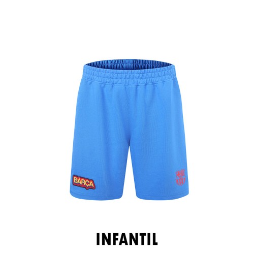Short Infantil FC Barcelona Patches
