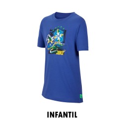 Playera Infantil Nike CBF Brasil Play Tee