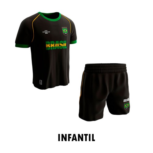 TRAJECITO DE NIÑO BRASIL FIFA FANWEAR 