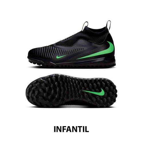 NIKE PHANTOM 6 HIGH ACAD TF BLACK PACK INFANTIL