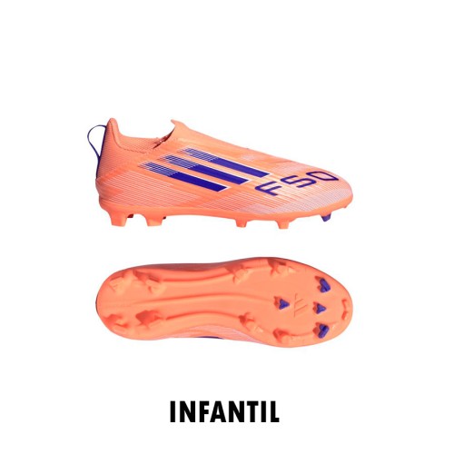 F50 League sin cordones Infantil Coral Blaze