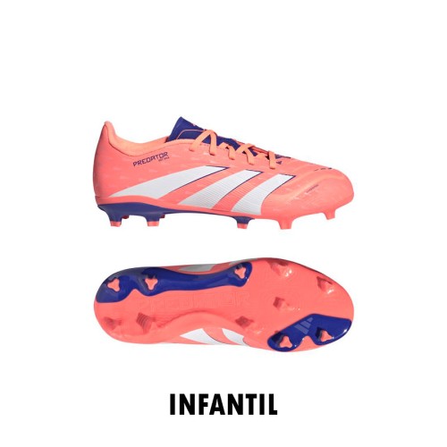 Predator League FG Infantil Coral Blaze