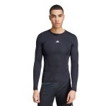 CAMISA ADIDAS TECHFIT MANGA LARGA NEGRO