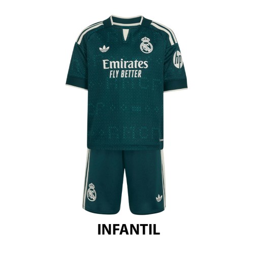 MINICONJUNTO ADIDAS REAL MADRID VISITA INFANTIL 26/27