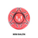 MINI BALÓN ADIDAS MESSI ROJO #1