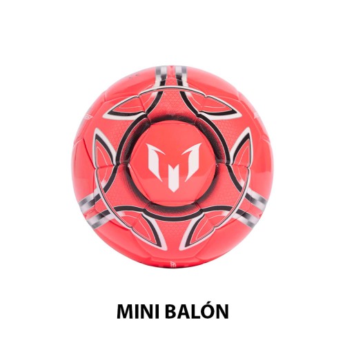 MINI BALÓN ADIDAS MESSI ROJO #1