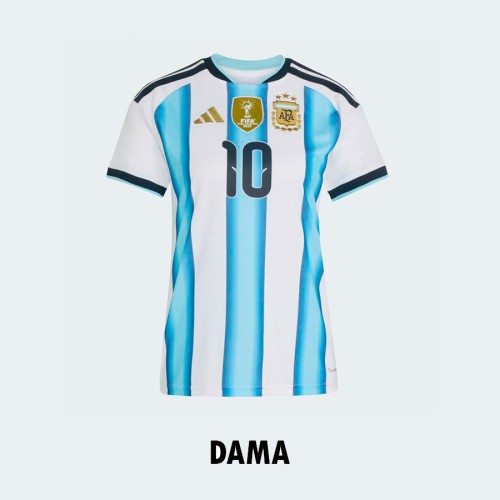 Jersey Messi Local Selección Argentina 26 Dama Versión Fan