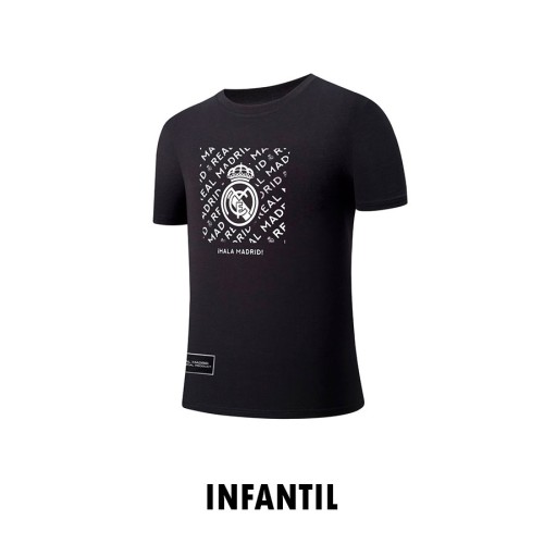 JERSEY MANGA CORTA DE NIÑO REAL MADRID REACTION BK