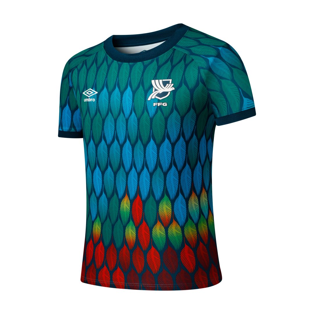トップス GX1000Jacquard JERSEY MANGA CORTA DE HOMBRE GUATEMALA PREMATCH 26/27 GN